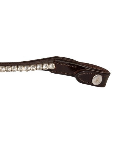 ACAVALLO BROWBAND W/ROUND CRYSTALS