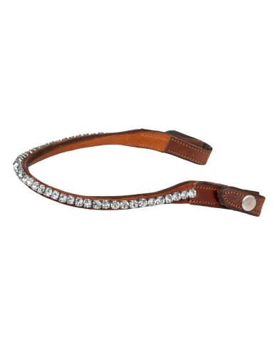 ACAVALLO BROWBAND W/ROUND CRYSTALS