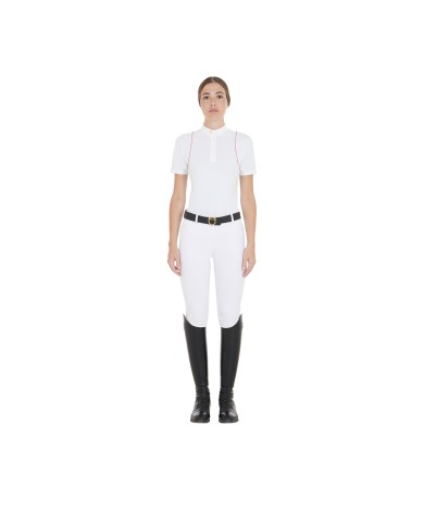 WOMEN S COMPETITION POLO SHIRT SS BUTTONS