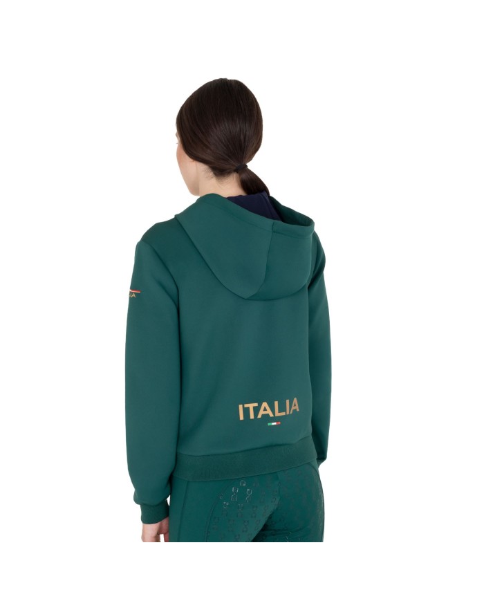 WOMEN S BASIC HOODIE EQUESTROxFISE CENTENARY