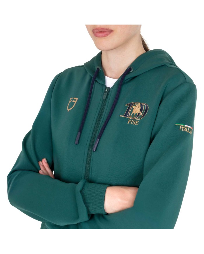 WOMEN S BASIC HOODIE EQUESTROxFISE CENTENARY