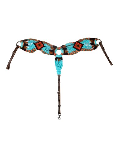 ROPE WAVES WESTERN BREASTCOLLAR