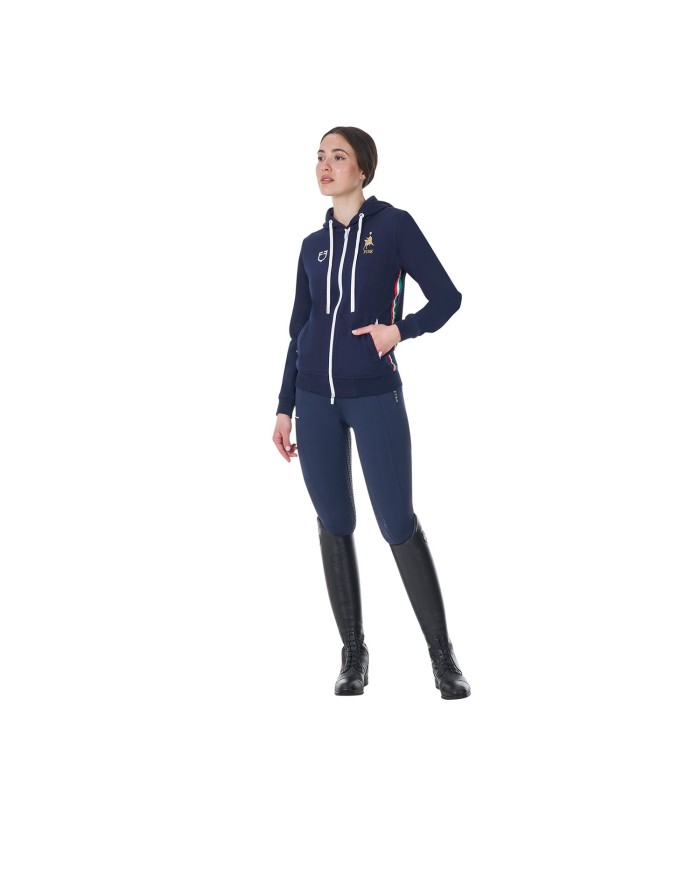 WOMEN S BASIC FLEECE HOODIE EQUESTROxFISE