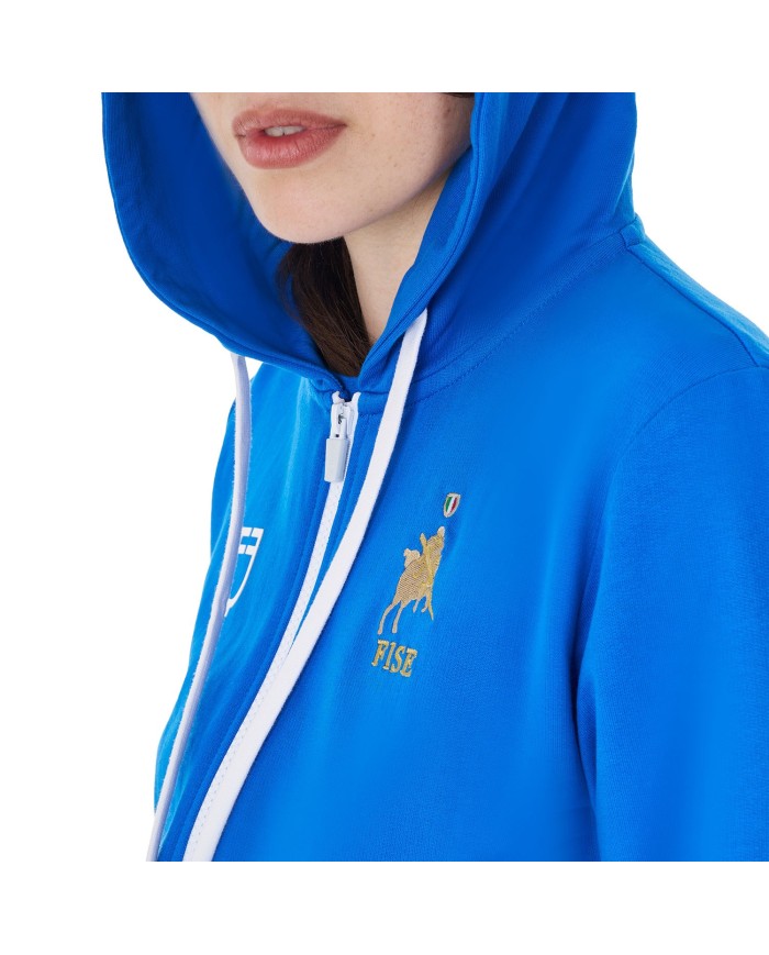 WOMEN S BASIC FLEECE HOODIE EQUESTROxFISE