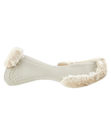 THERAPEUTIC GEL PAD CUT OUT 1/2 SHEEPSKIN EDGE W/DRI-LEX
