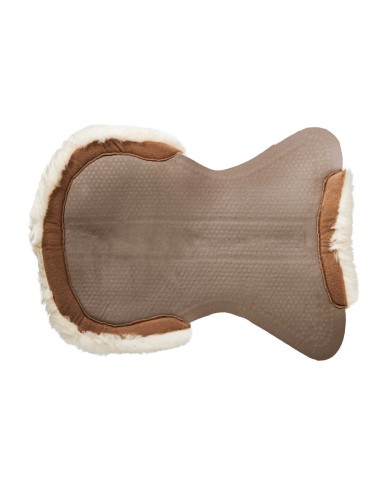 THERAPEUTIC GEL PAD CUT OUT 1/2 SHEEPSKIN EDGE W/DRI-LEX
