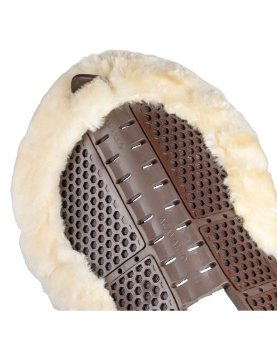 WITHERS FREE PIUMA AERO BALANCE FLAT GEL PAD CUT OUT WITH SHEEPSKIN