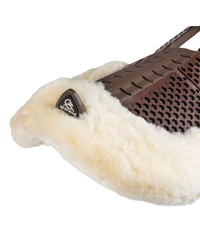 WITHERS FREE PIUMA AERO BALANCE FLAT GEL PAD CUT OUT WITH SHEEPSKIN