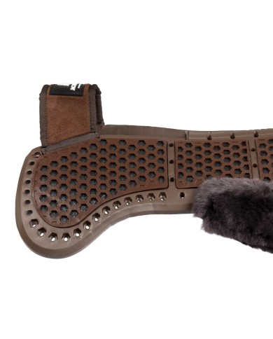 WITHERS FREE PIUMA AERO BALANCE FLAT GEL PAD CUT OUT WITH SHEEPSKIN