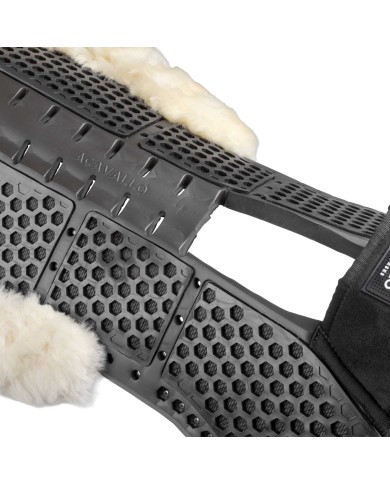 WITHERS FREE PIUMA AERO BALANCE FLAT GEL PAD CUT OUT WITH SHEEPSKIN