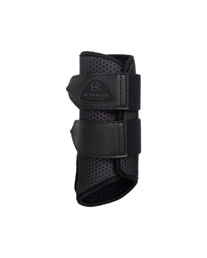 ACAVALLO FRONT BRUSHING HORSE BOOTS NEOPRENE PERFORATED W/DOUBLE