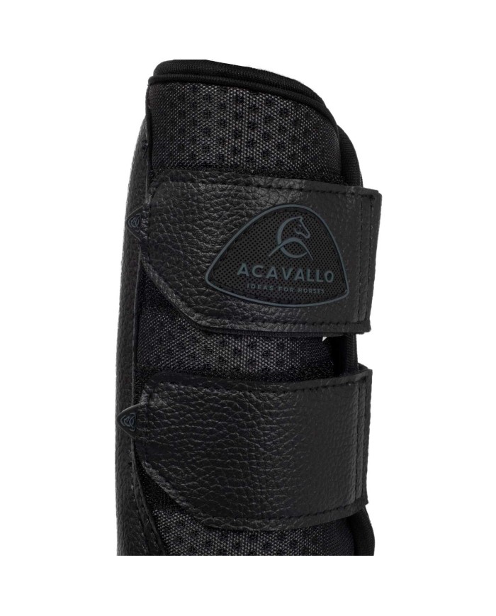 ACAVALLO FRONT BRUSHING HORSE BOOTS NEOPRENE PERFORATED W/DOUBLE