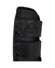ACAVALLO FRONT BRUSHING HORSE BOOTS NEOPRENE PERFORATED W/DOUBLE