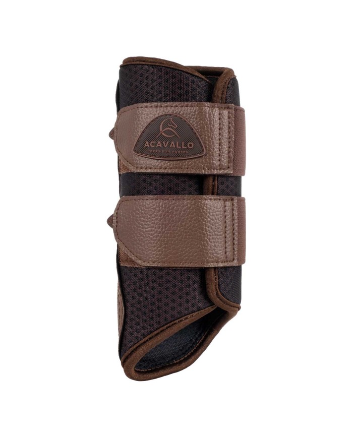 ACAVALLO FRONT BRUSHING HORSE BOOTS NEOPRENE PERFORATED W/DOUBLE