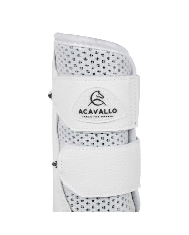ACAVALLO FRONT BRUSHING HORSE BOOTS NEOPRENE PERFORATED W/DOUBLE
