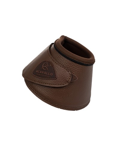 ACAVALLO BELL BOOTS IN PU LEATHER W FASTENING