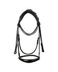 SUNFLOWER DROP NOSEBAND STLEX PEARL SOFT ANATOMIC LEATHER BRIDLE