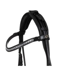 SUNFLOWER DROP NOSEBAND STLEX PEARL SOFT ANATOMIC LEATHER BRIDLE