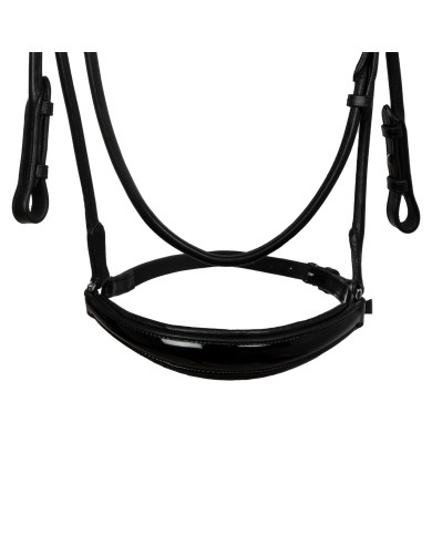 SUNFLOWER DROP NOSEBAND STLEX PEARL SOFT ANATOMIC LEATHER BRIDLE