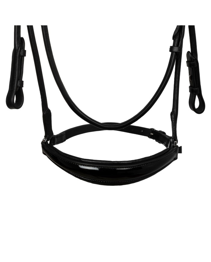 SUNFLOWER DROP NOSEBAND STLEX PEARL SOFT ANATOMIC LEATHER BRIDLE