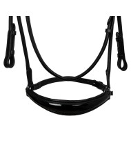 SUNFLOWER DROP NOSEBAND STLEX PEARL SOFT ANATOMIC LEATHER BRIDLE