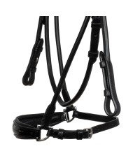 SUNFLOWER DROP NOSEBAND STLEX PEARL SOFT ANATOMIC LEATHER BRIDLE