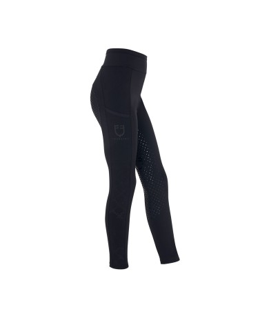 GIRL S PERFORATED HYBRID TRAINING LEGGINGS