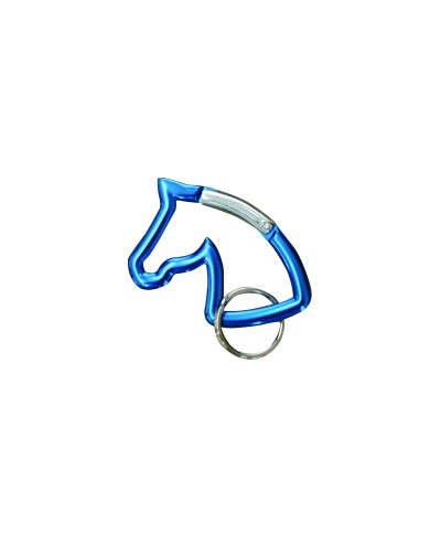 PORTACHIAVI A MOSCHETTONE TESTA DI CAVALLO