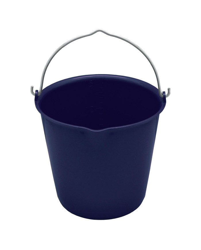 SECCHIO IN PLASTICA FLEX DA 15 LT CON MANICO IN METALLO