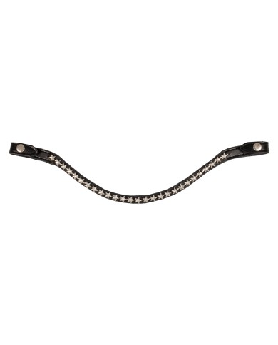ACAVALLO BROWBAND W/STARRY CRYSTALS