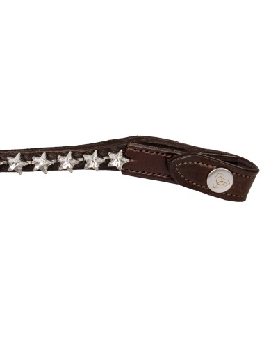 ACAVALLO BROWBAND W/STARRY CRYSTALS