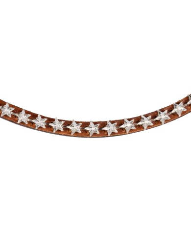 ACAVALLO BROWBAND W/STARRY CRYSTALS