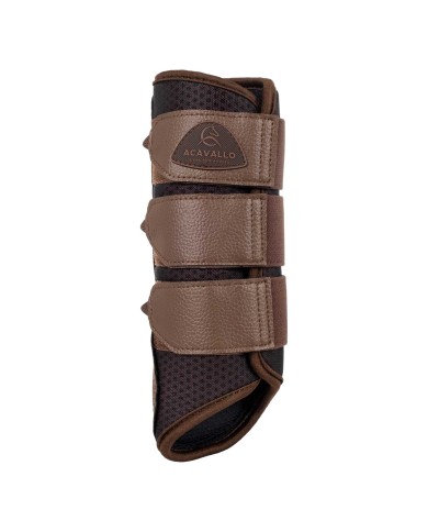 ACAVALLO HIND BRUSHING HORSE BOOTS NEOPRENE PERFORATED W/TRIPLE