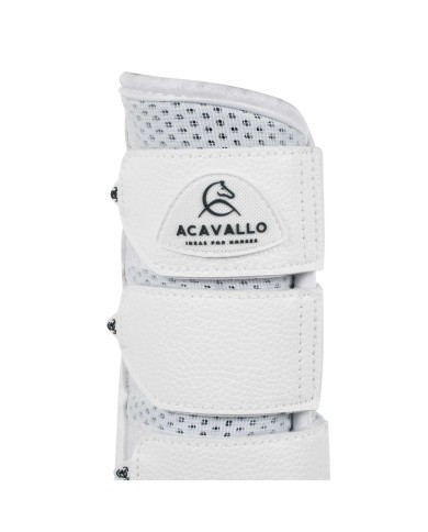 ACAVALLO HIND BRUSHING HORSE BOOTS NEOPRENE PERFORATED W/TRIPLE