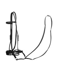 TESTIERA BITTLESS HORSE BALL C/REDINI