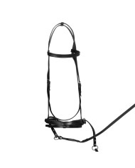 TESTIERA BITTLESS HORSE BALL C/REDINI
