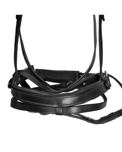 TESTIERA BITTLESS HORSE BALL C/REDINI