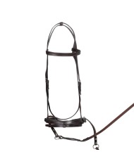 TESTIERA BITTLESS HORSE BALL C/REDINI
