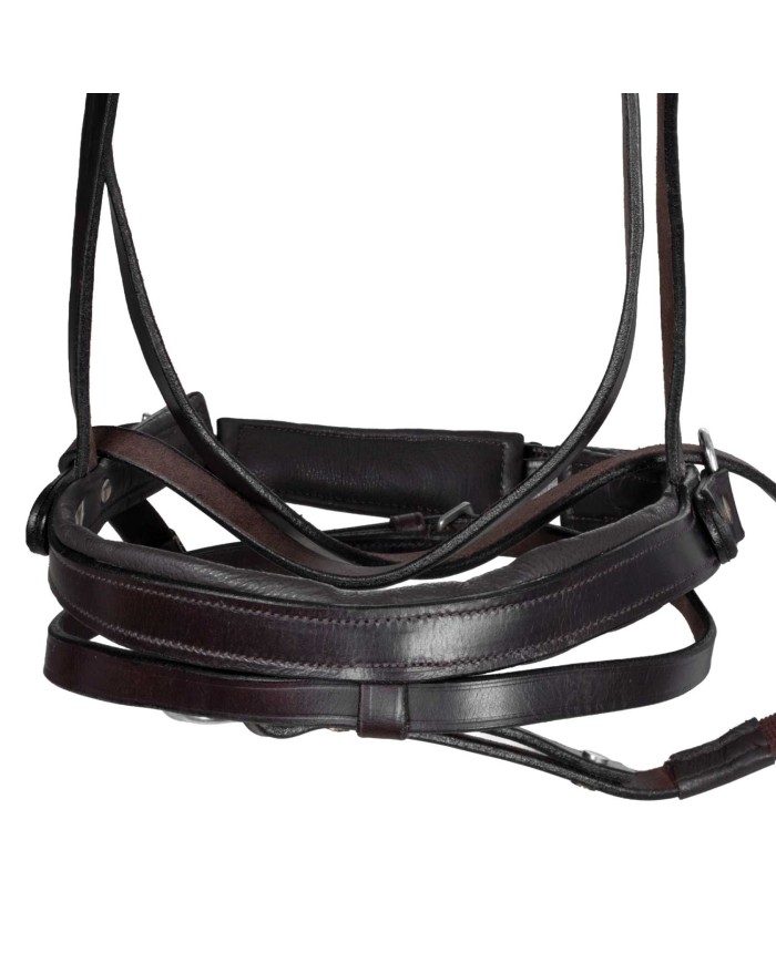 TESTIERA BITTLESS HORSE BALL C/REDINI