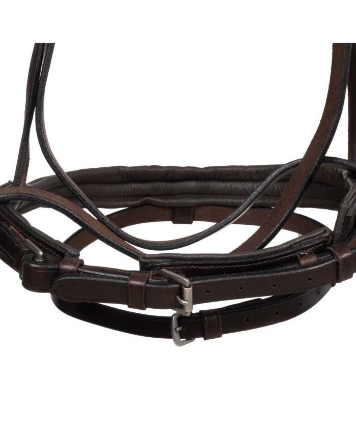 TESTIERA BITTLESS HORSE BALL C/REDINI