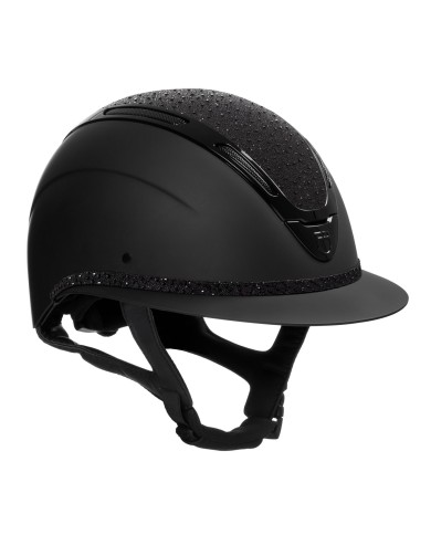 WOMEN APOCALIPSE HELMET WITH DIAMONDS AND MATTE SHELL