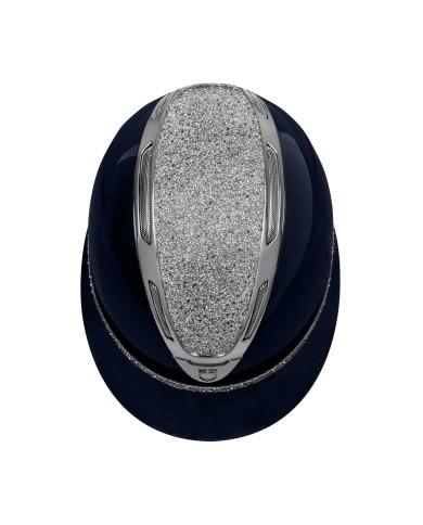 WOMEN APOCALIPSE HELMET WITH DIAMONDS AND SHINY SHELL