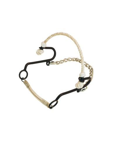 SHORT HACKAMORE FERRO BRUNITO RAWHIDE POOL S