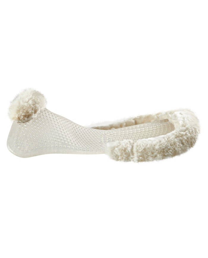 GEL PAD & BACK RISER SHEEPSKIN CUT OUT JUST GEL