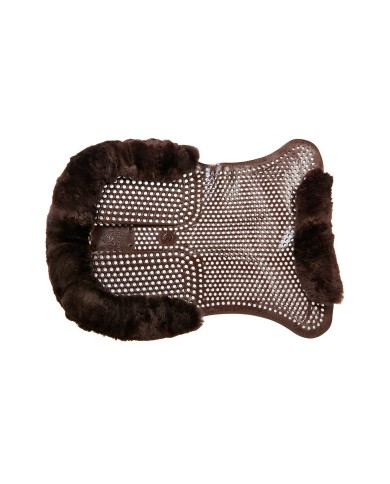 GEL PAD & BACK RISER SHEEPSKIN CUT OUT JUST GEL