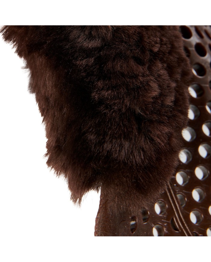 GEL PAD & BACK RISER SHEEPSKIN CUT OUT JUST GEL