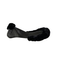 GEL PAD & BACK RISER SHEEPSKIN CUT OUT JUST GEL