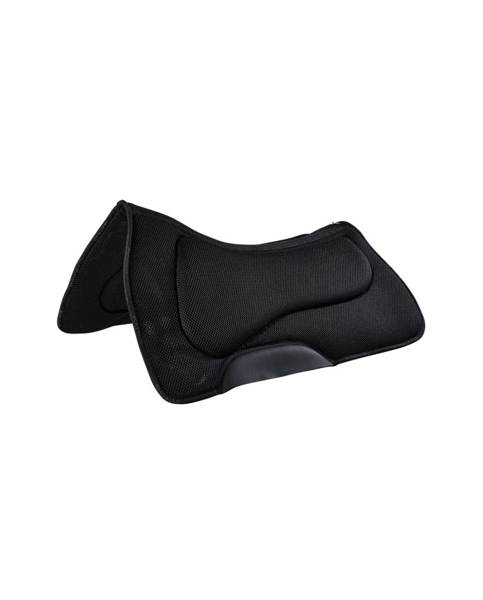 3D SPACER & MEMORY FOAM WESTERN PAD ONE SIZE COLOR BLACK
