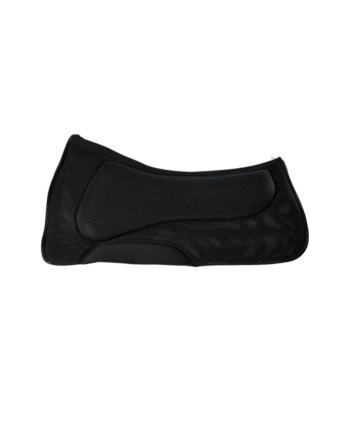 3D SPACER & MEMORY FOAM WESTERN PAD ONE SIZE COLOR BLACK