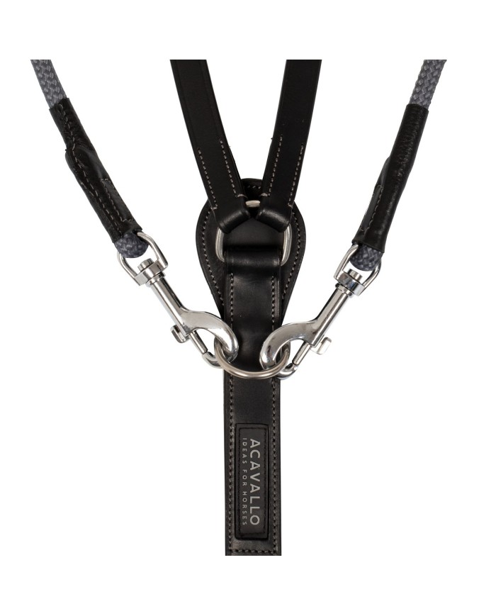 ITALIAN LEATHER AND ROUND NYLON CHAMBON